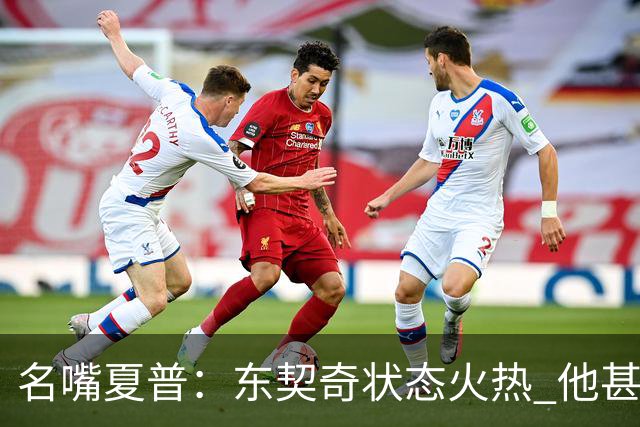 名嘴夏普：东契奇状态火热 他甚至能在三分线外就把你晃倒